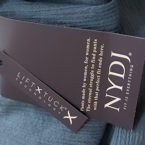 NYDJ Straight Pull-On Pants In Plus SizeIn Cotton Gauze - Picture 5 of 13